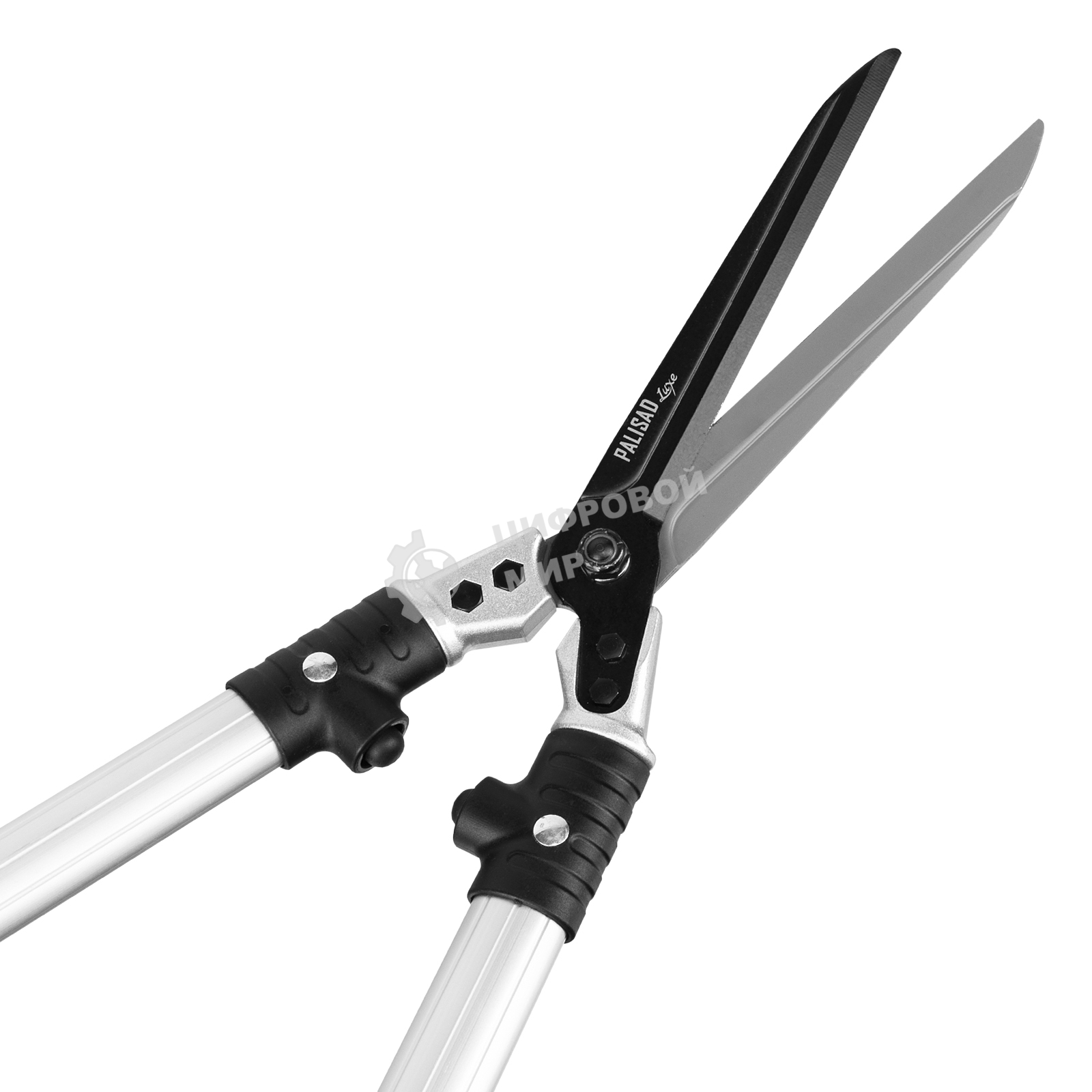 Кусторез Palisad Forged LUXE 600 мм, кованый, алюминиевые обрезиненные рукоятки