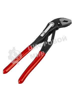 Переставные клещи Matrix 180 мм, кнопочный механизм, хром-ванадий, обливные рукоятки