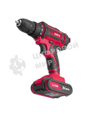 Дрель-шуруповерт MTX CDS-20, 20 В, 2 Ач, 40 Нм, щеточный