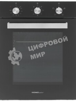 Духовой шкаф электрический встраиваемый HOMSair OES456BK черный