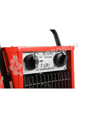 Тепловые пушки Ресанта ТЭП-2000 67/1/1 Тепловая электрическая пушкаквадратная, 220В, 650/1300/2000 Вт, 4,7 кг