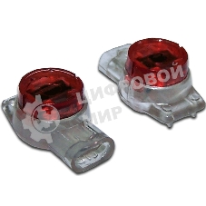 Соединитель проводов 0.4-0.9 мм, изолированный (скотчлок), разветвительное соединение, гель, 100 шт.