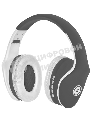 Беспроводные/проводные наушники Defender FreeMotion B525 серый/белый, накладные, Bluetooth + проводной, до 8 ч
