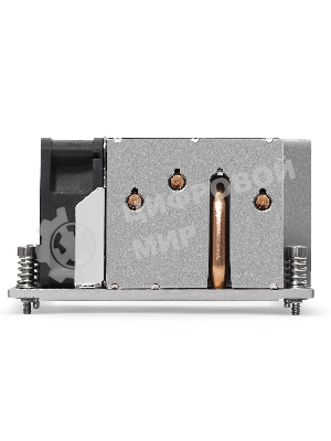 Кулер для процессора ExeGate ESNK-P0063AP4.PWM.2U.SP3.Cu серебристый, 60 мм, алюминий/медь, 6800 об/мин, 54.3 дБ, 4 pin, 240 Вт, 64.5 мм