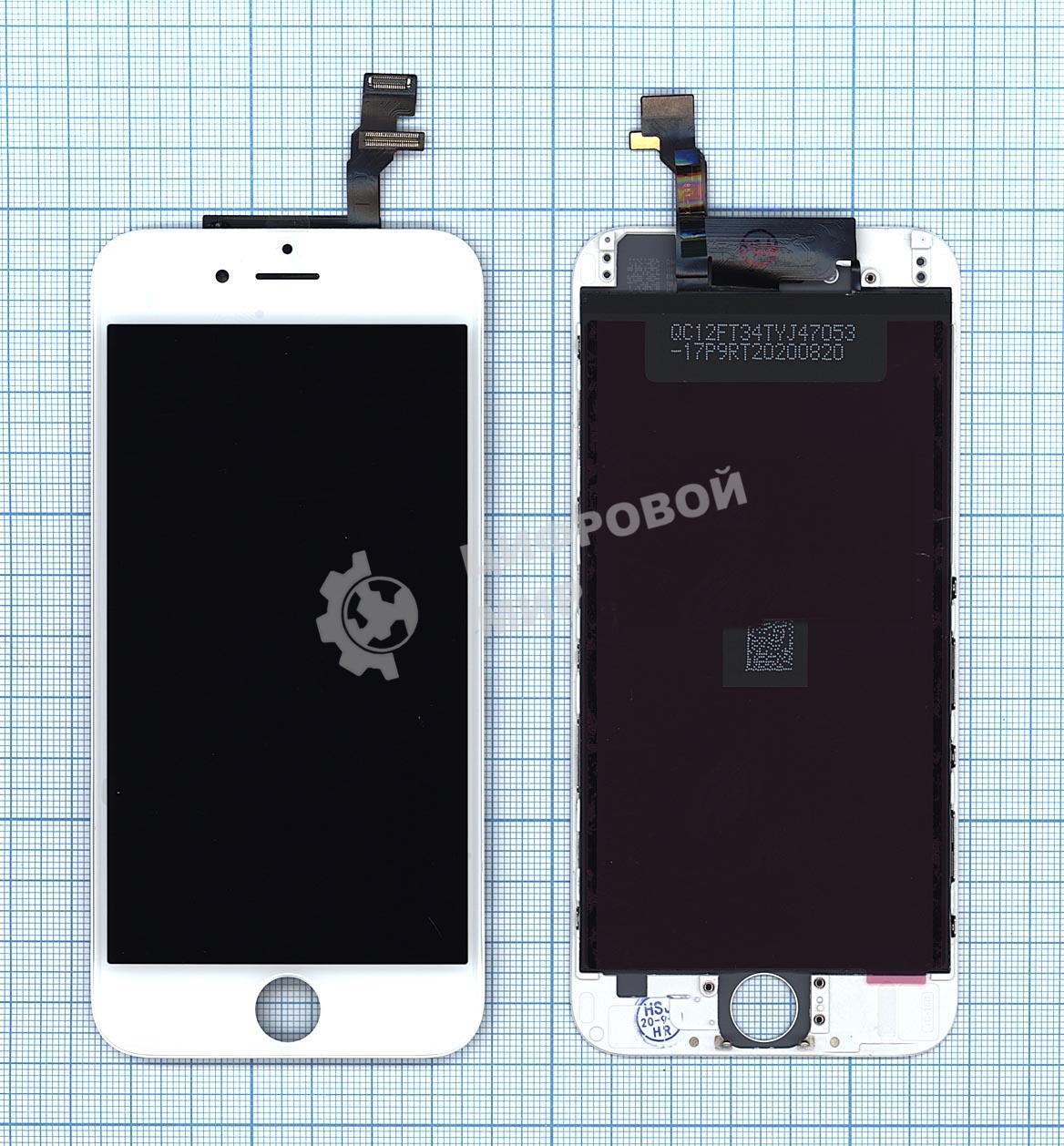 Дисплей для Apple iPhone 6 в сборе с тачскрином AAA белый