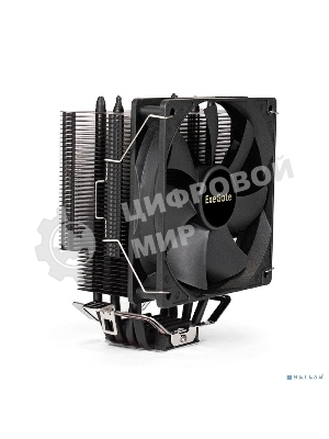 Кулер для процессора ExeGate Dark Magic EXX400-PWM серебристый, 120 мм, алюминий/медь, 2100 об/мин, 24 дБ, 4 pin, 140 Вт, 155 мм