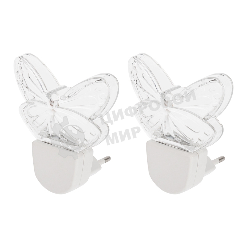 Комплект Rexant (2шт./уп.) Ночник светодиодный МАХАОН БЕЛЫЙ (питание от сети AC 230 В/50 Гц)