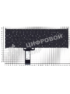 Клавиатура для ноутбука Acer Spin 5 SP515-51 черная с подсветкой