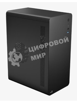 Компьютерный корпус Aerocool / Formula CS-110-S-BK-v1 (mATX, 0.7мм, USB 3.0 x1, USB 2.0 x2, 1x 8см Black Fan)