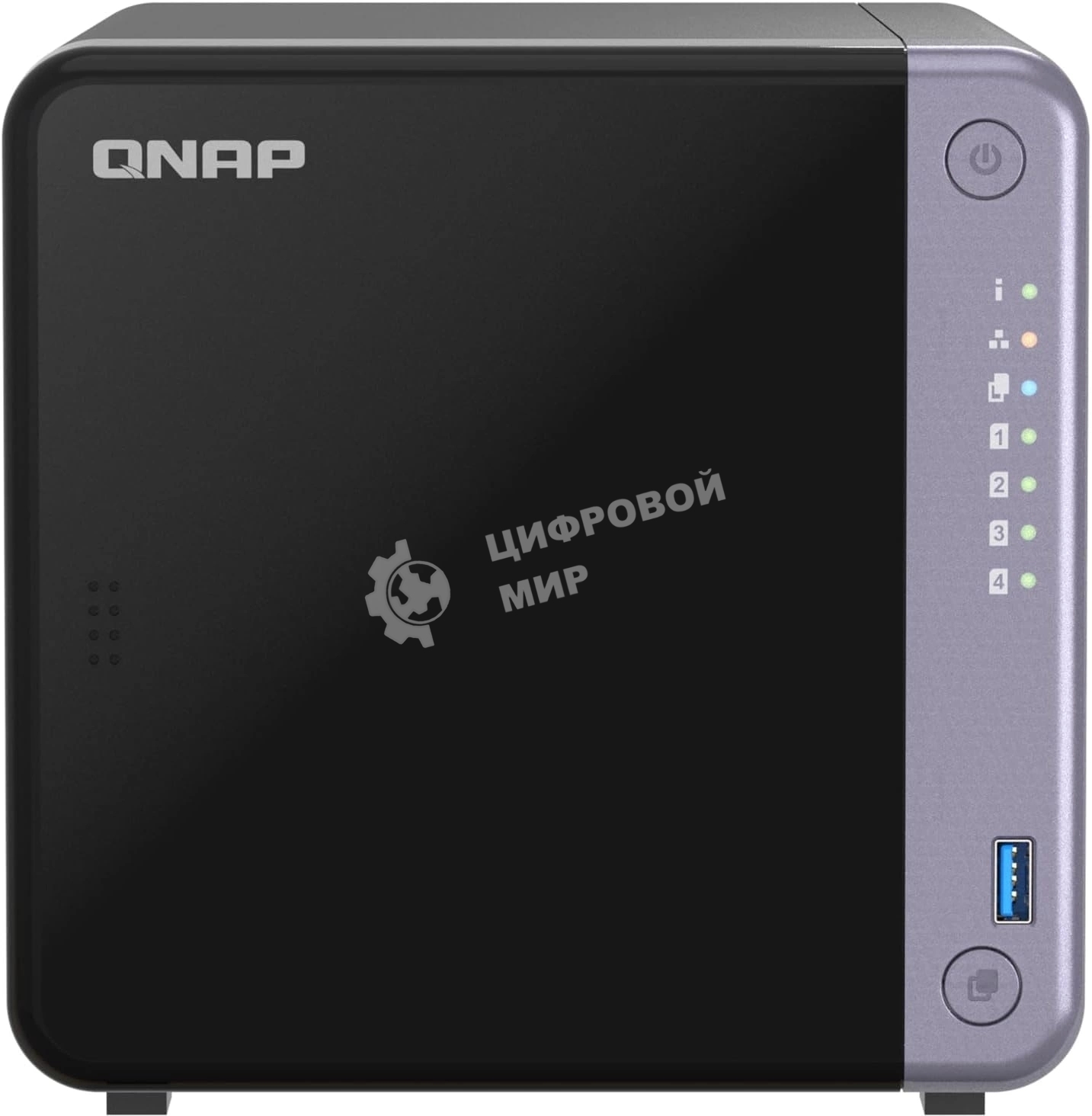 Сетевое хранилище NAS Qnap TS-432X-4G 4-bay настольный Alpine AL-524
