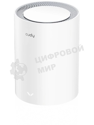 Бесшовный Mesh роутер Cudy M3000(1-PACK) AX3000 10/100/1000/2500BASE-T, белый