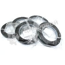 Скотч двусторонний черный вспененный с зеленой защитной лентой толщина 1мм ширина 10мм 5м 5 шт