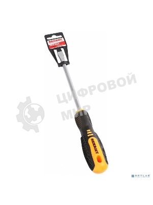 Отвертка шлицевая Rexant SL 8х150 мм, двухкомпонентная рукоятка