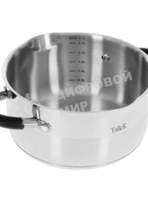 Кастрюля TalleR с крышкой TR-17193, 20х10 см (3,1 л)