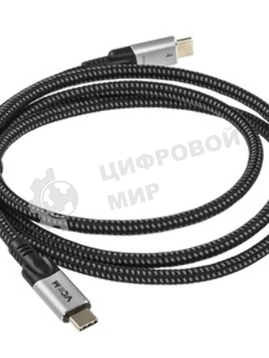 Кабель USB4 TypeC(M)--TypeC(M), 5K@60Hz, 8K@30Hz 40Gbps, PD 240W, VCOM, 1.5м CU560-1.5M