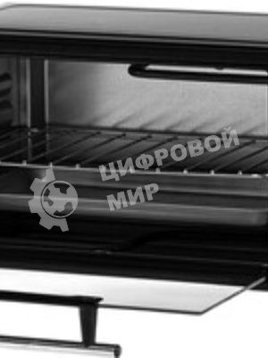 Мини-печь Galaxy Line GL 2625, черный, 8 л, 1000 Вт, таймер на 60 минут, индикатор работы, автоотключение