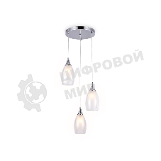 Светильник Ambrella light TR3548/3 CH/CL хром/прозрачный E14 max 40W 370*130*1000