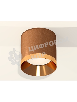 Светильник Ambrella Light XS7404010 SCF/PYG кофе песок/золото желтое полированное MR16 GU5.3 (C7404, N7034)