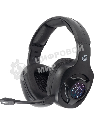 Гарнитура Oklick HS-L575G чёрный, беспроводная + проводная, Bluetooth