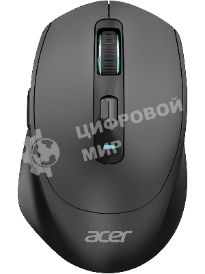 Мышь Acer OMR504 черный оптическая 3200dpi silent беспров. BT/Radio USB 4but (ZL.MCE11.01D)