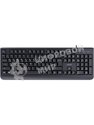 Клавиатура Acer OKW400 проводная, USB Type-A, черный