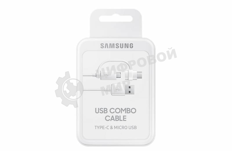Кабель Samsung EP-DG930DWEGRU USB-microUSB/USB Type-C белый 1.5м