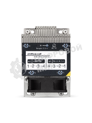 Кулер для процессора ExeGate ESNK-P0063AP4.PWM.2U.SP3.Cu серебристый, 60 мм, алюминий/медь, 6800 об/мин, 54.3 дБ, 4 pin, 240 Вт, 64.5 мм