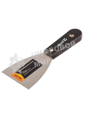 Шпательная лопатка Sparta стальная, 75 мм, полированная, пластмассовая рукоятка