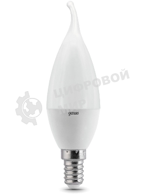 Лампа светодиодная Gauss 104101310 9.5Вт цок.: E14 свеча 220B 6500K св. свеч. бел. хол. (упак.: 10 шт)