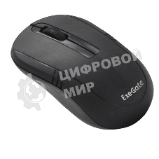 Мышь беспроводная ExeGate Professional Standard SR-9021 черный, 1200 dpi, радиоканал, USB, кнопки - 3