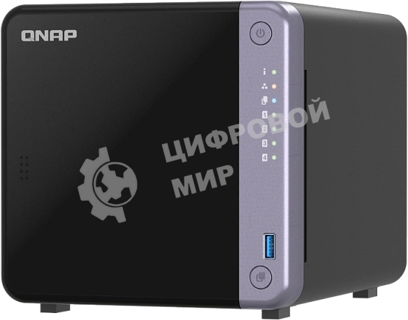 Сетевое хранилище NAS Qnap TS-432X-4G 4-bay настольный Alpine AL-524