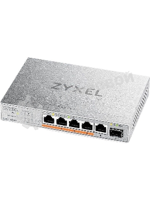 Коммутатор Zyxel XMG-105HP-EU0101F (L2) 5x2.5 Гбит/с 1SFP+ 4PoE++ 70W неуправляемый