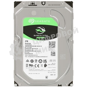 Жесткий диск HDD Seagate BarraCuda 2Tb 7200rpm SATA 256Mb 3.5