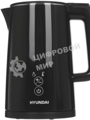 Чайник электрический Hyundai HYK-S2507 0.6 л, 1000 Вт, черный