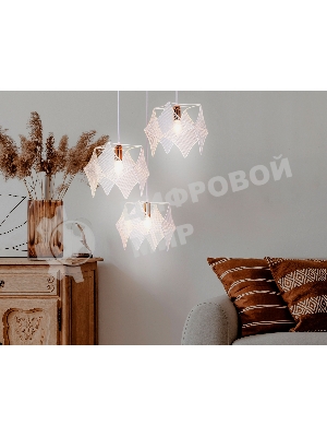 Светильник Ambrella light TR8426/3 WH/GD белый/золото E14/3 max 40W D510*1000