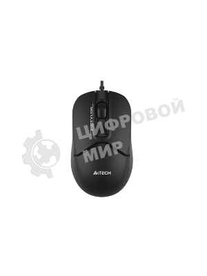 Мышь проводная A4Tech Fstyler FM12S черный, 1200 dpi, USB Type-A, кнопки - 3