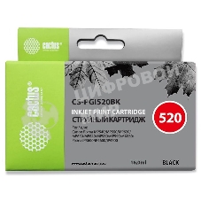 Картридж струйный Cactus CS-PGI520BK черный (16 мл) для Canon Pixma MP540/MP550/MP620/MP630/MP640/MP660/MP980/MP990/MX860/iP3600/iP4600/iP4700