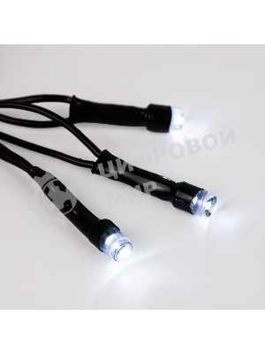 Гирлянда светодиодная Neon-night универсальная Уличная 100 LED белые 10 метров с контроллером