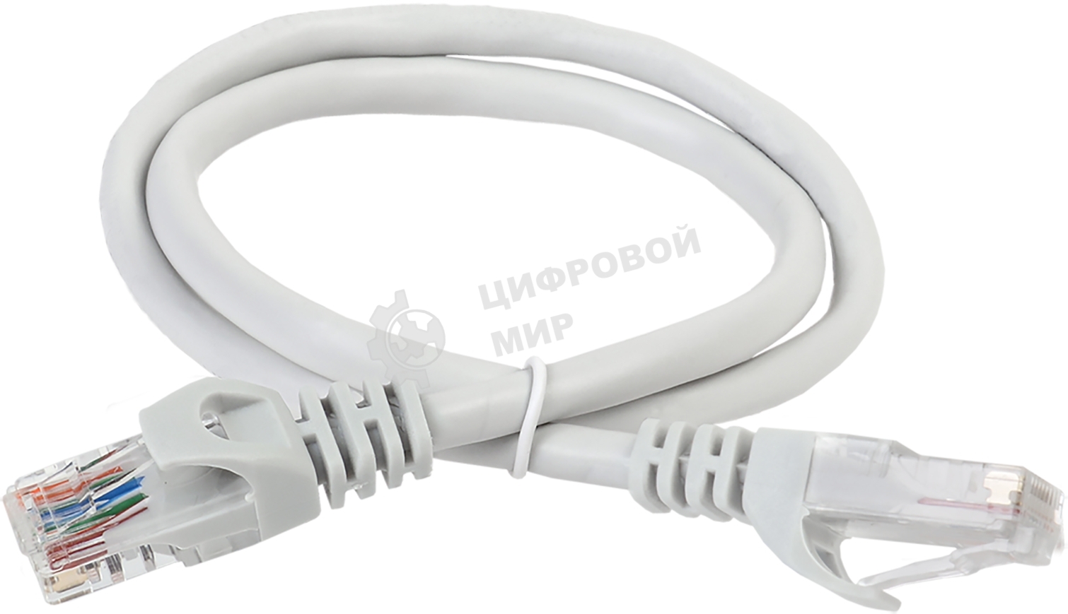 Шнур коммутационный Cat.5e UTP 1м серый GENERICA