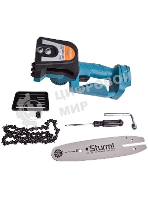 Аккумуляторная цепная пила б/щ Sturm!, 18 В, 1BatterySystem, шина 20 см, без ЗУ и АКБ CSC1808BL