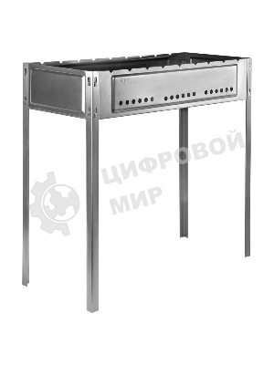 Мангал Palisad Camping с ребрами жесткости 700x300x700 мм