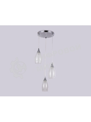 Светильник Ambrella light TR3548/3 CH/CL хром/прозрачный E14 max 40W 370*130*1000