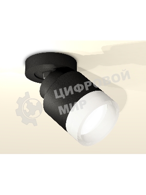 Светильник Ambrella Light XM8111001 SBK/FR черный песок/белый матовый GX53 (A2229, A2106, C8111, N8401)