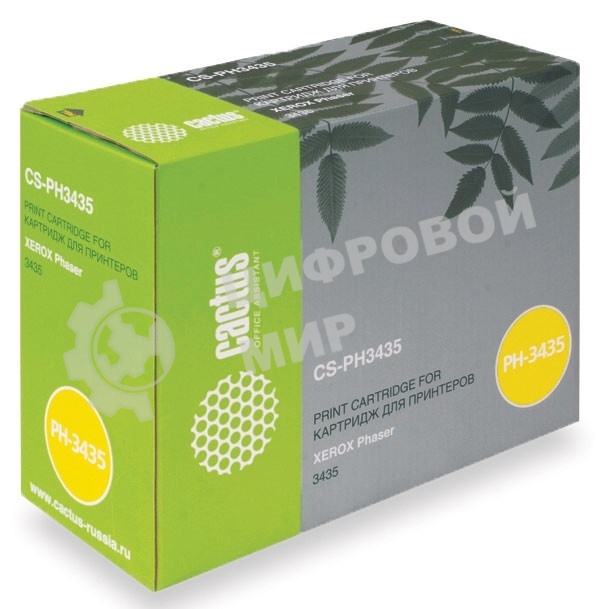 Картридж лазерный Cactus CS-PH3435 (106R01415) черный (10000 стр.) для Xerox Phaser 3435