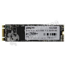 Накопитель SSD ExeGate NextPro+ UV500TS512, 512Gb, M.2 2280, SATA III, R/W 568/500