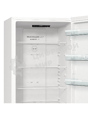 Холодильник Gorenje NRK6201EW4 белый двухкамерный 235/96 л морозилка снизу, No Frost