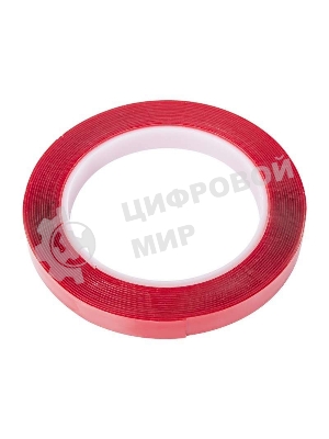 Двухсторонний скотч Rexant, прозрачный, на акриловой основе, 12 мм, ролик 5 м