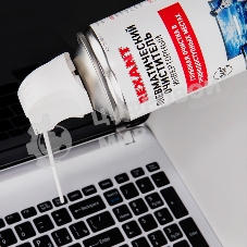 Сжатый воздух (пневматический очиститель) DUST OFF, Rexant, 230 мл, аэро, инверторный