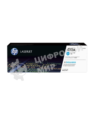Тонер Картридж HP 410A CF411A голубой для HP LJ Pro M452/M477 (2300 стр.)