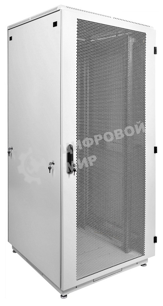 Шкаф коммутационный ЦМО ШТК-М-42.8.8-4ААА 42U 800x820 мм пер. дв. перфор. задн. дв. стал. лист 2 бок. пан. 500 кг белый